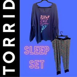 Torrid Soft Plush Sleep Set